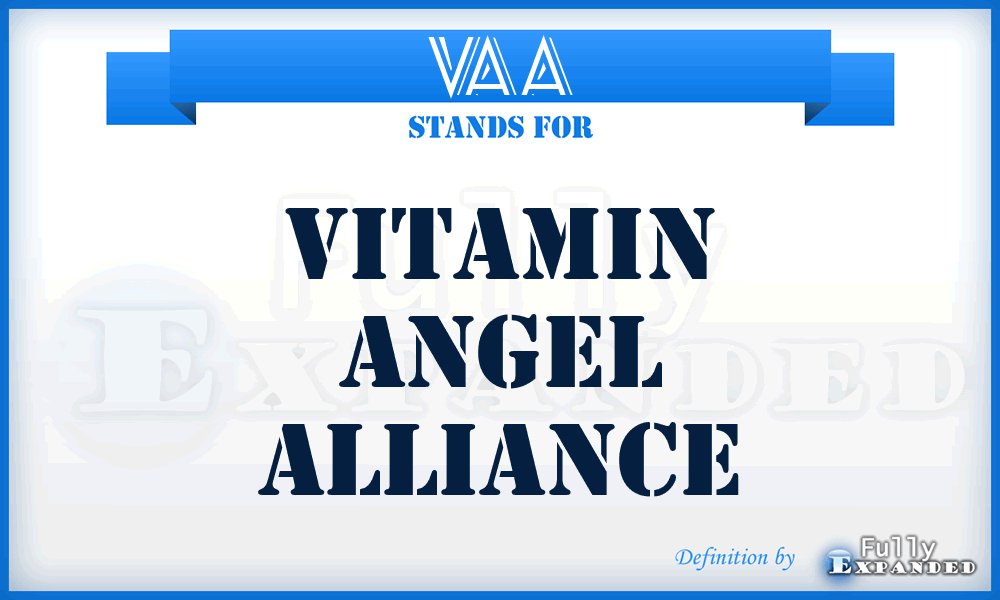VAA - Vitamin Angel Alliance