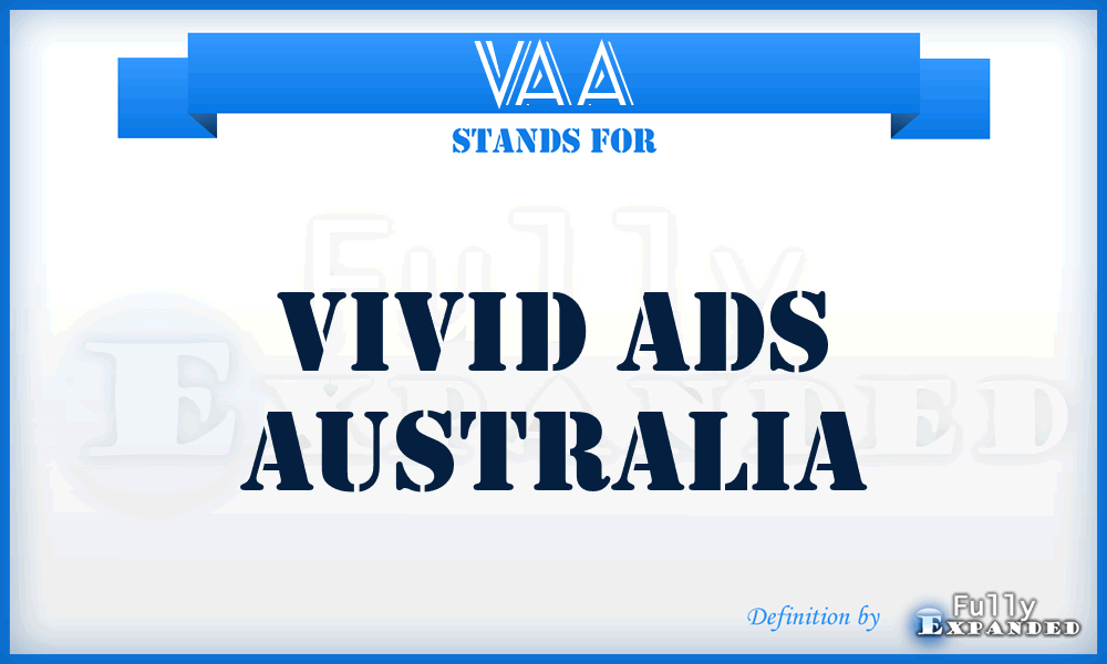 VAA - Vivid Ads Australia