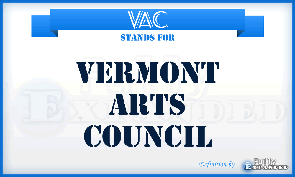 VAC - Vermont Arts Council