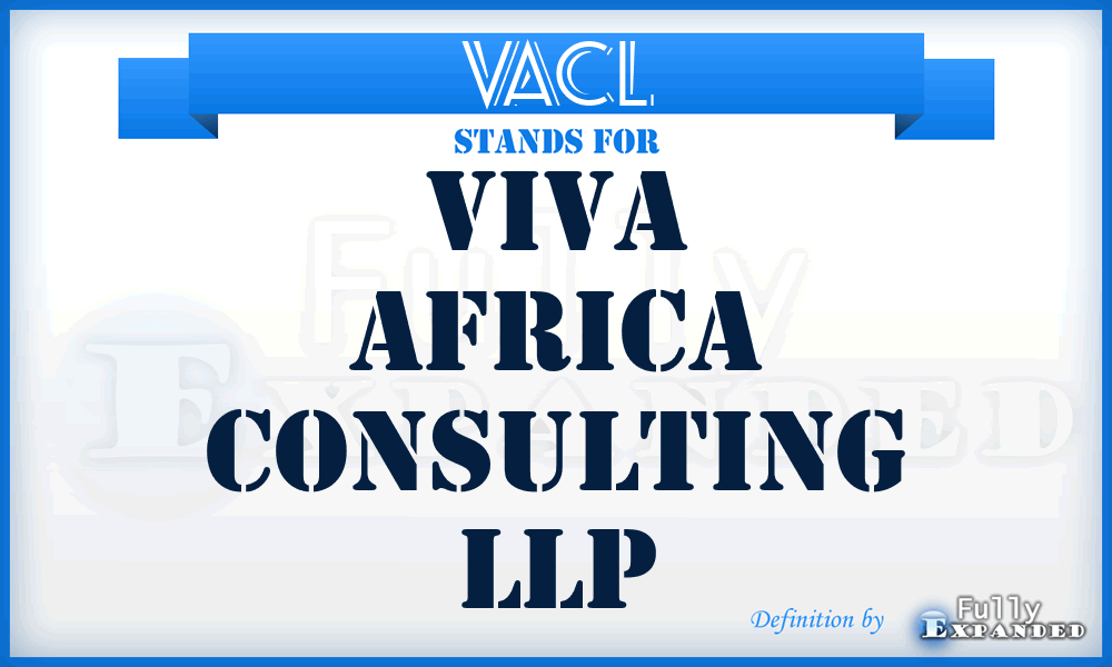 VACL - Viva Africa Consulting LLP