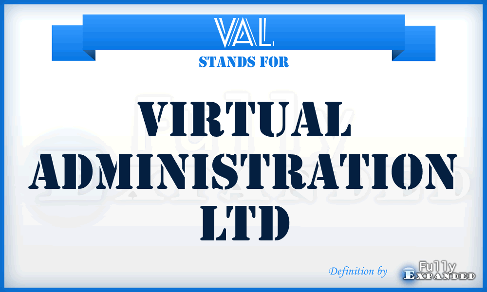 VAL - Virtual Administration Ltd