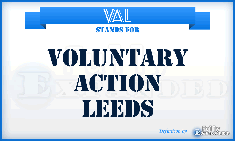 VAL - Voluntary Action Leeds