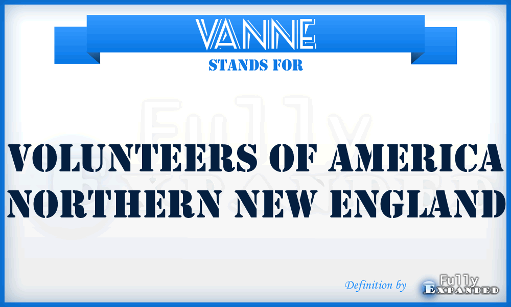 VANNE - Volunteers of America Northern New England