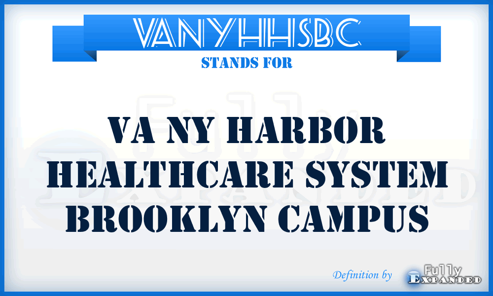 VANYHHSBC - VA NY Harbor Healthcare System Brooklyn Campus