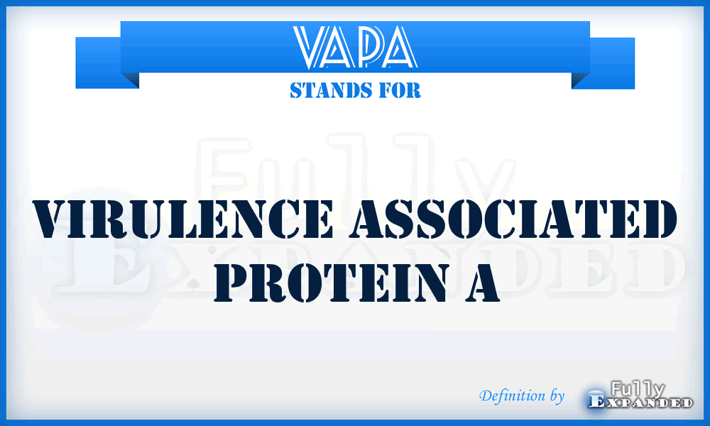 VAPA - Virulence Associated Protein A