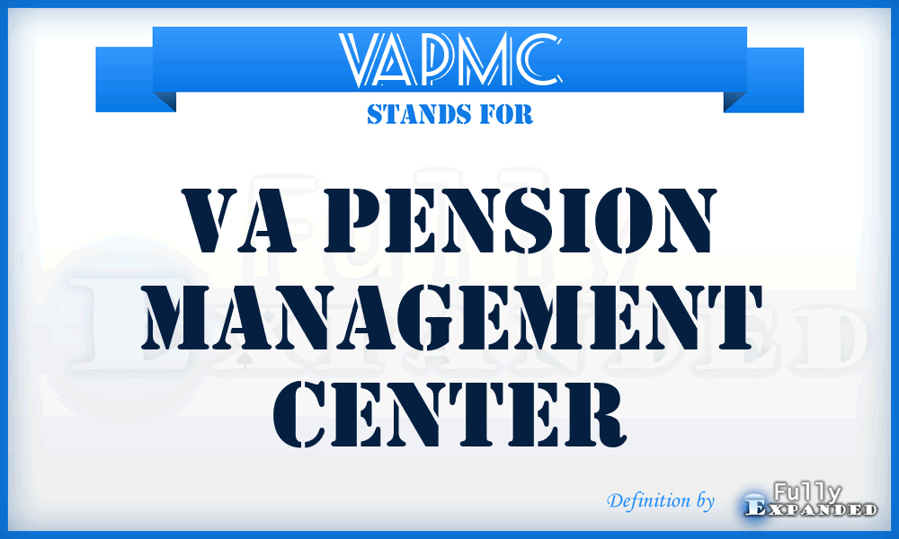 VAPMC - VA Pension Management Center