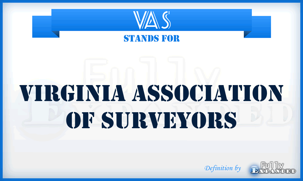 VAS - Virginia Association of Surveyors