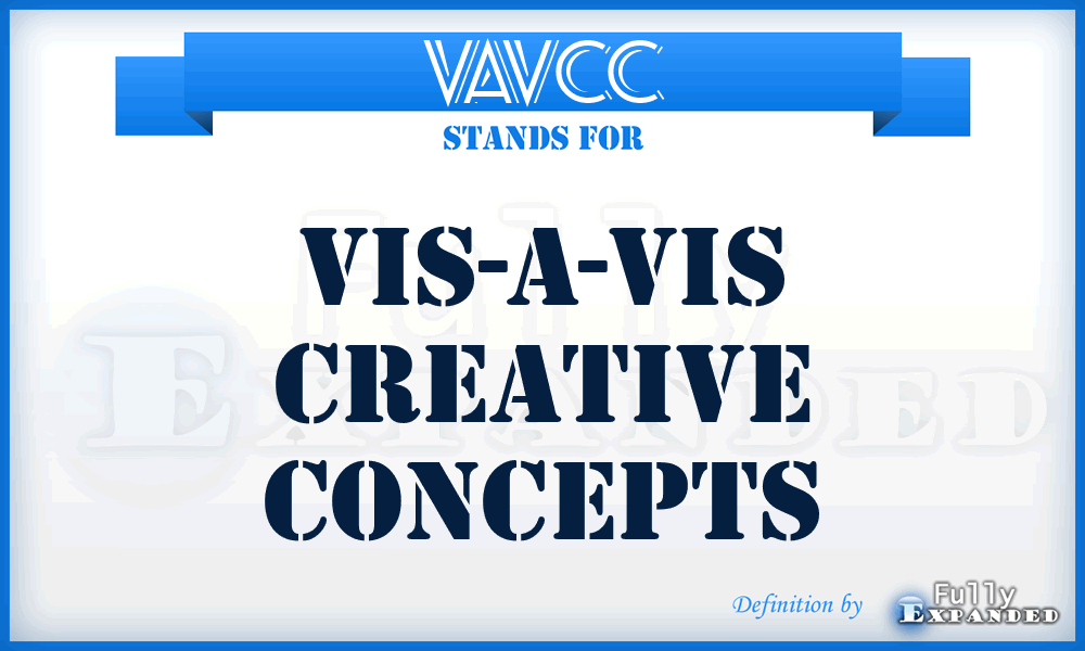 VAVCC - Vis-A-Vis Creative Concepts