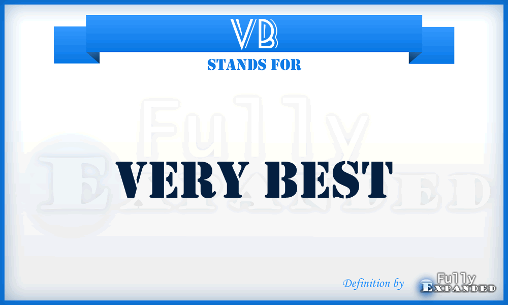 VB - Very Best
