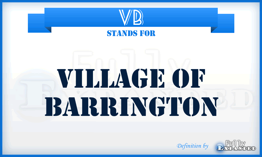 VB - Village of Barrington
