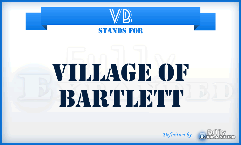 VB - Village of Bartlett