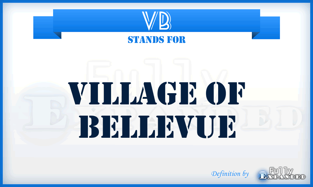 VB - Village of Bellevue
