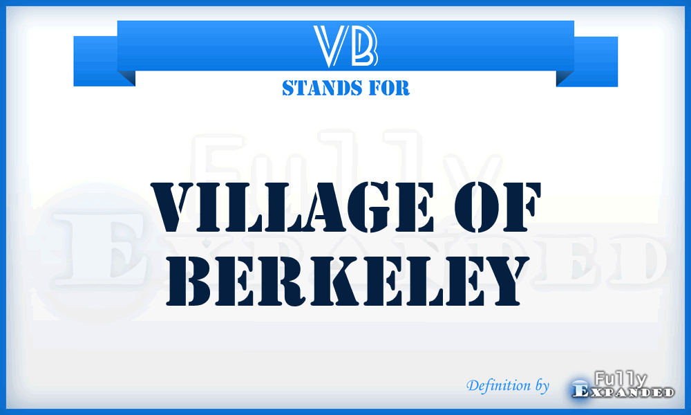 VB - Village of Berkeley