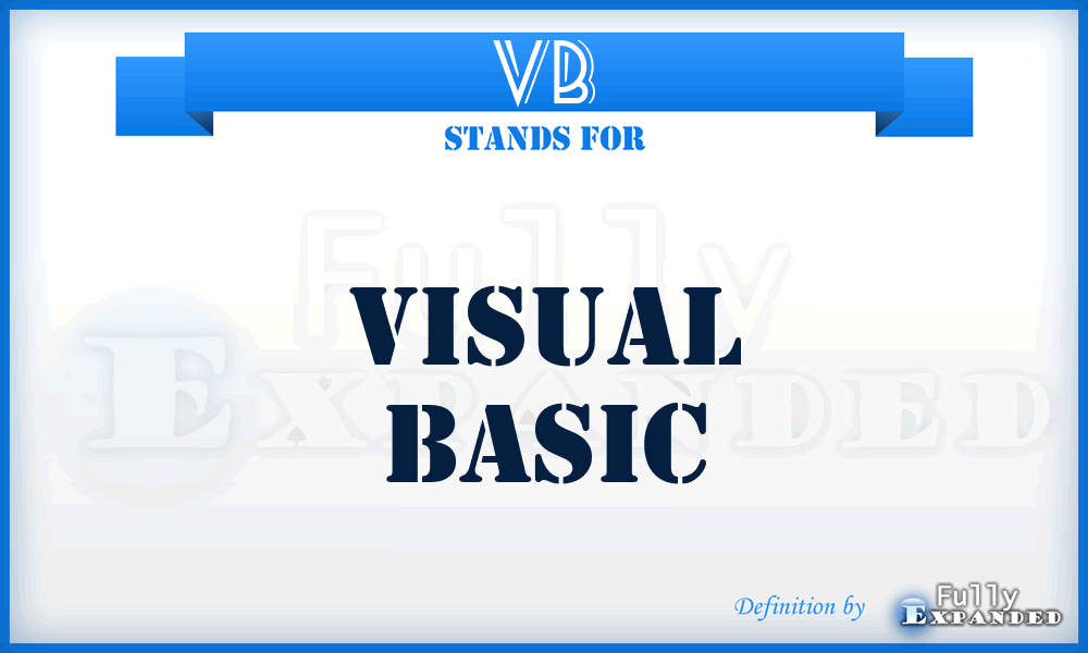 VB - Visual Basic
