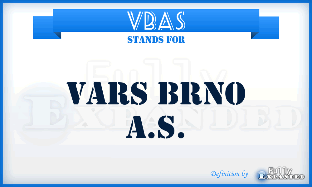 VBAS - Vars Brno A.S.