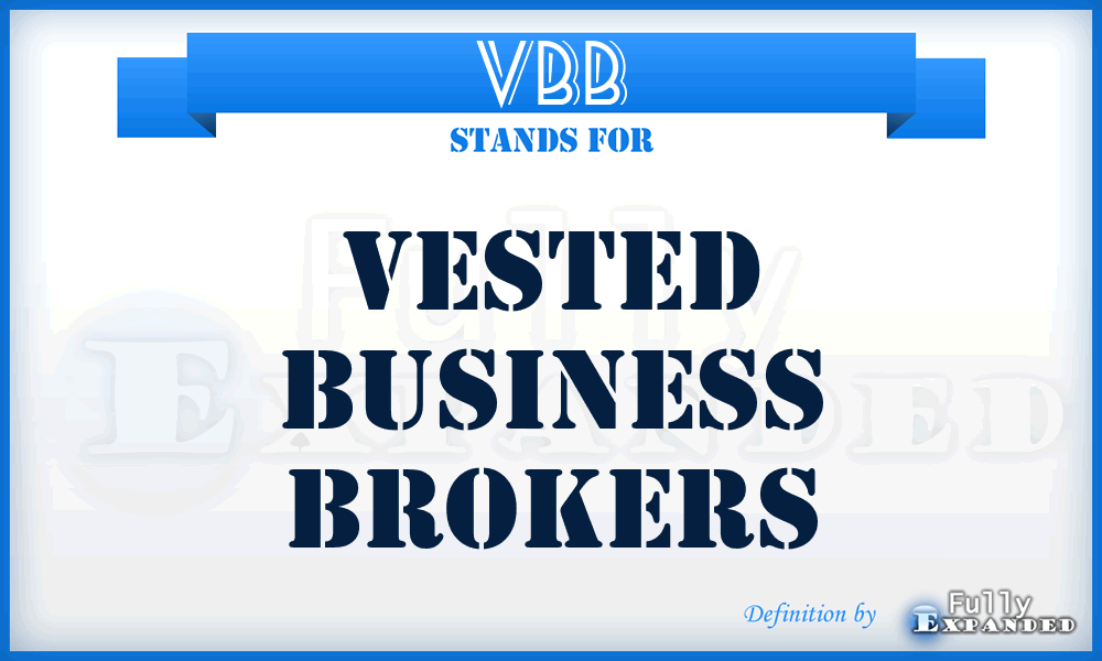 VBB - Vested Business Brokers