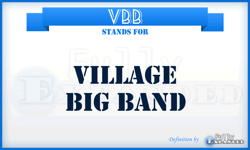 VBB - Village Big Band