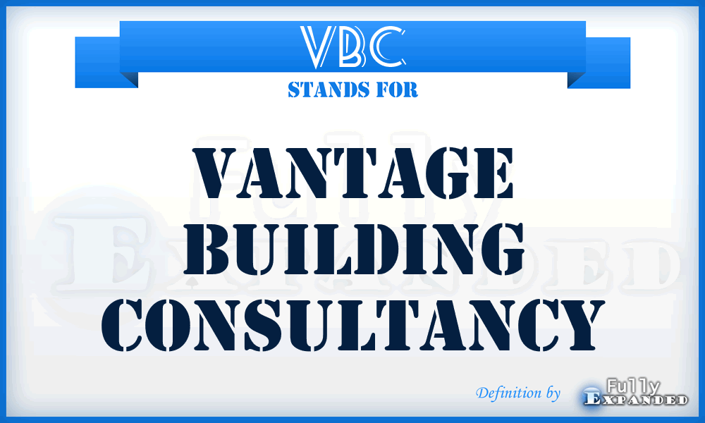 VBC - Vantage Building Consultancy