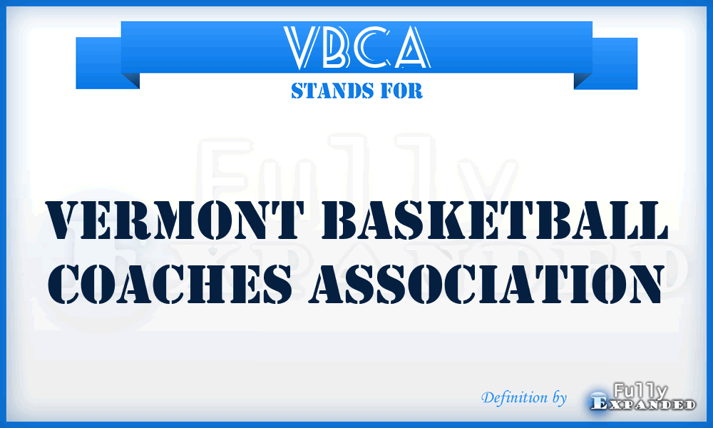 VBCA - Vermont Basketball Coaches Association