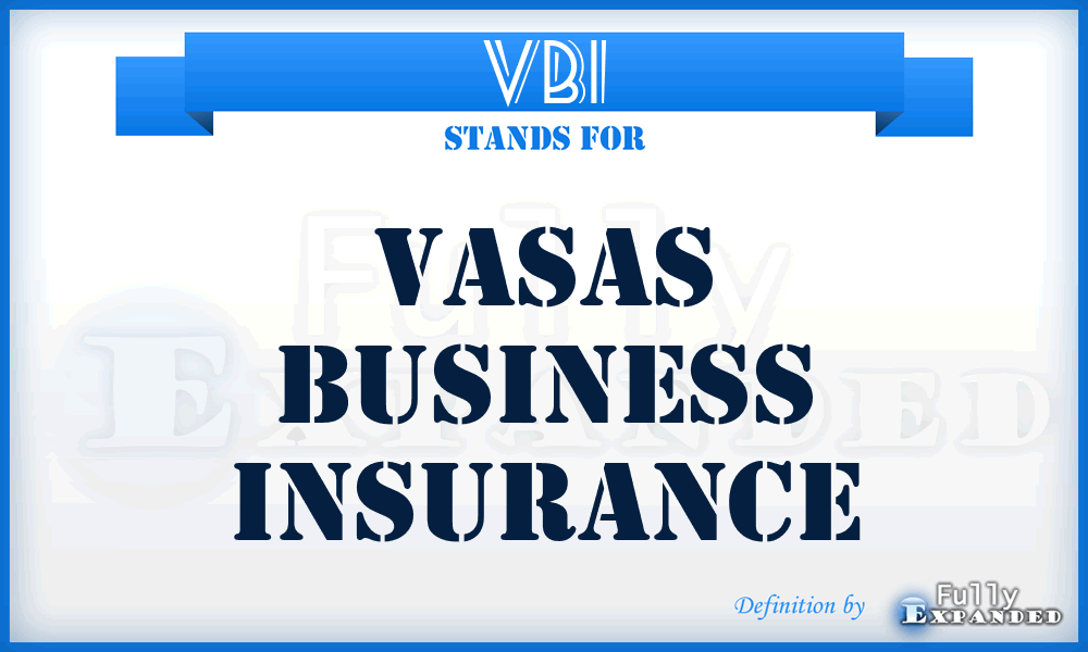 VBI - Vasas Business Insurance