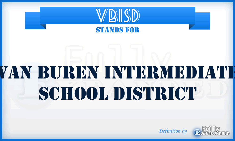 VBISD - Van Buren Intermediate School District