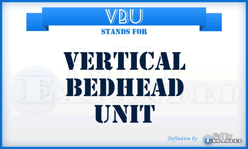 VBU - Vertical Bedhead Unit