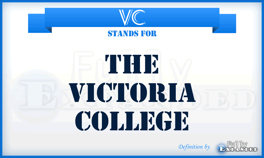 VC - The Victoria College