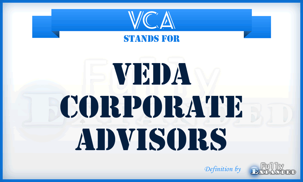 VCA - Veda Corporate Advisors