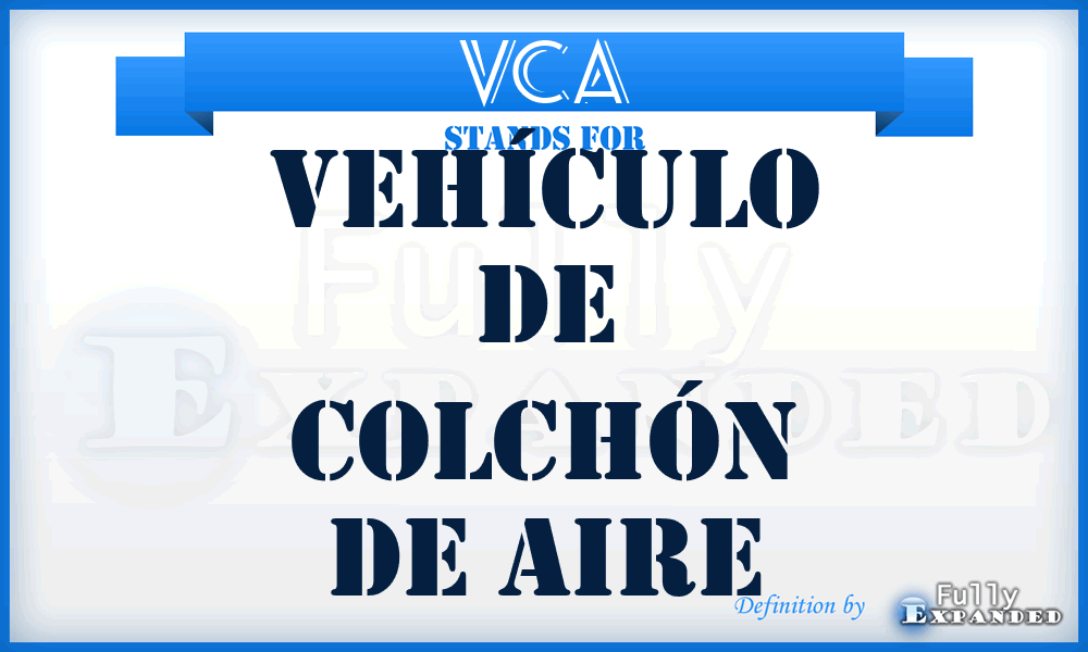 VCA - Vehículo De Colchón De Aire