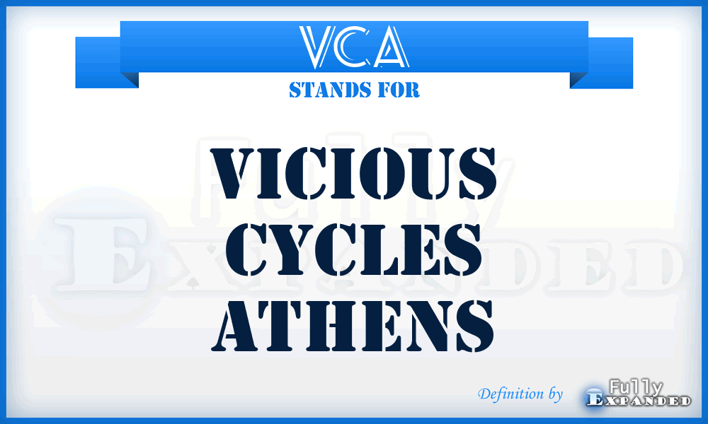 VCA - Vicious Cycles Athens