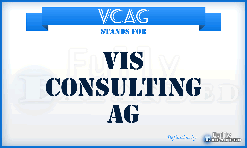 VCAG - Vis Consulting AG