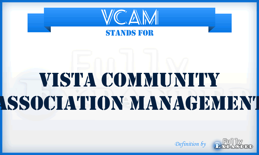 VCAM - Vista Community Association Management