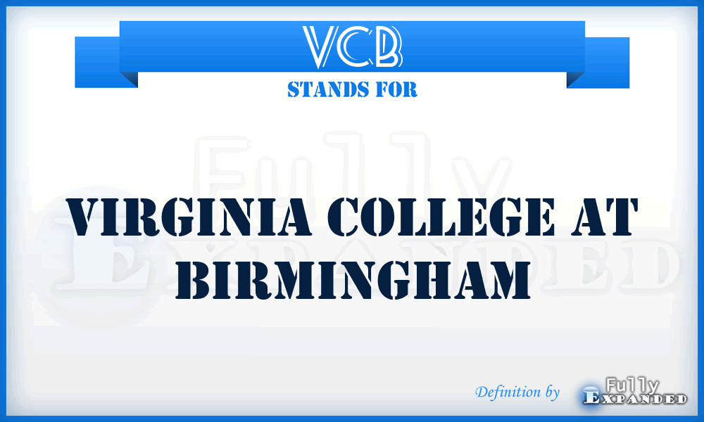 VCB - Virginia College at Birmingham