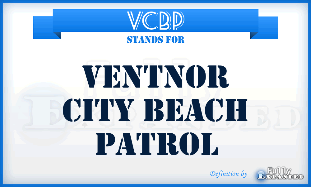 VCBP - Ventnor City Beach Patrol