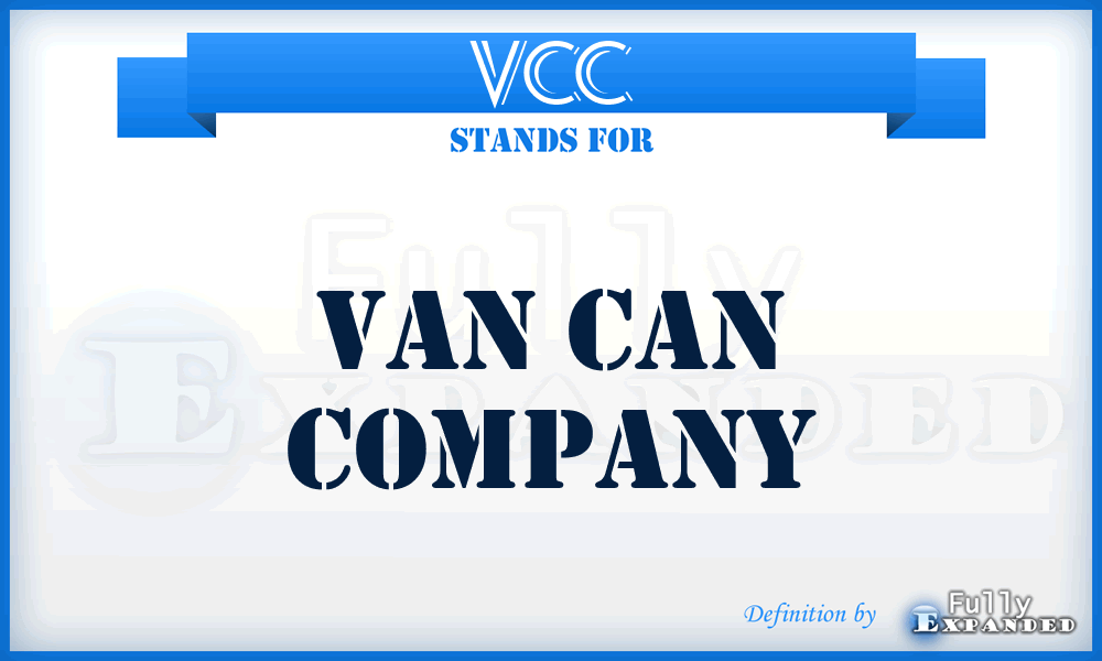 VCC - Van Can Company