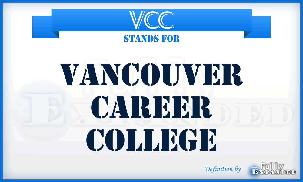 VCC - Vancouver Career College
