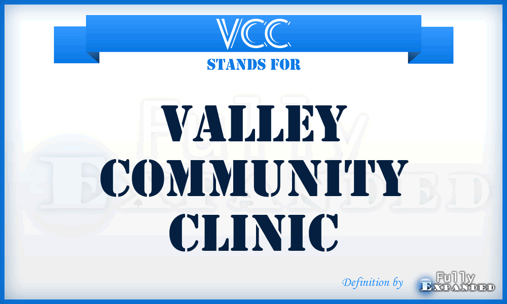 VCC - Valley Community Clinic