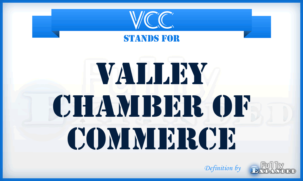 VCC - Valley Chamber of Commerce