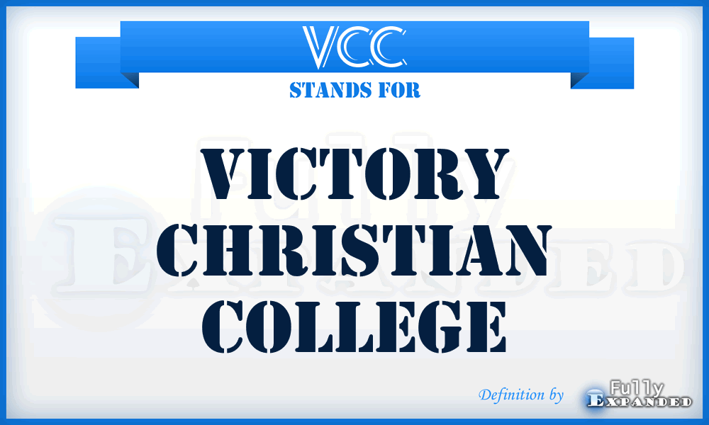 VCC - Victory Christian College