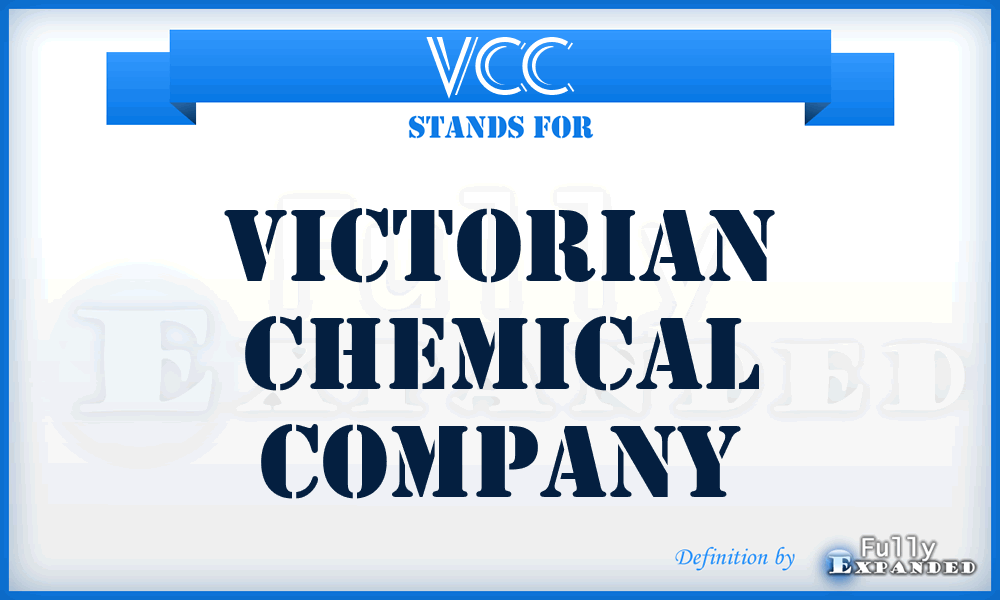 VCC - Victorian Chemical Company