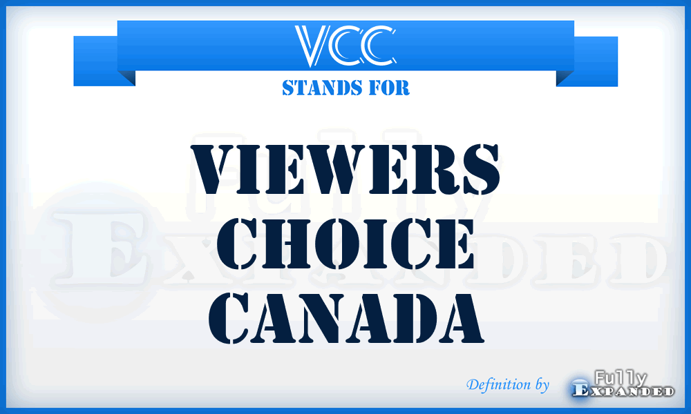 VCC - Viewers Choice Canada