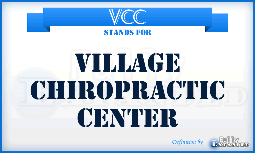 VCC - Village Chiropractic Center