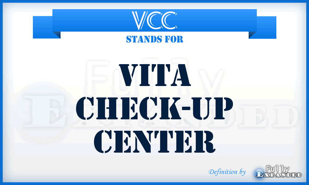 VCC - Vita Check-up Center