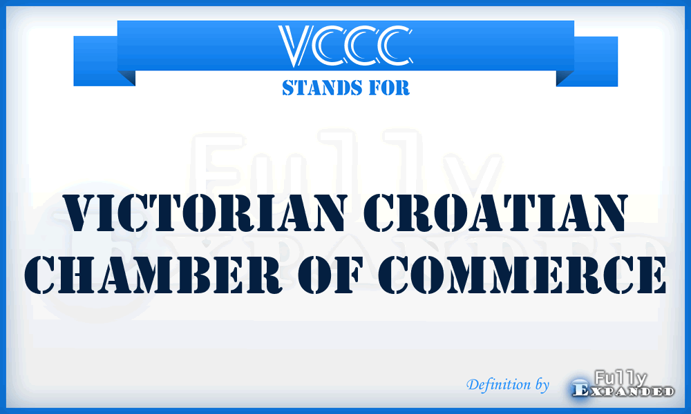 VCCC - Victorian Croatian Chamber of Commerce