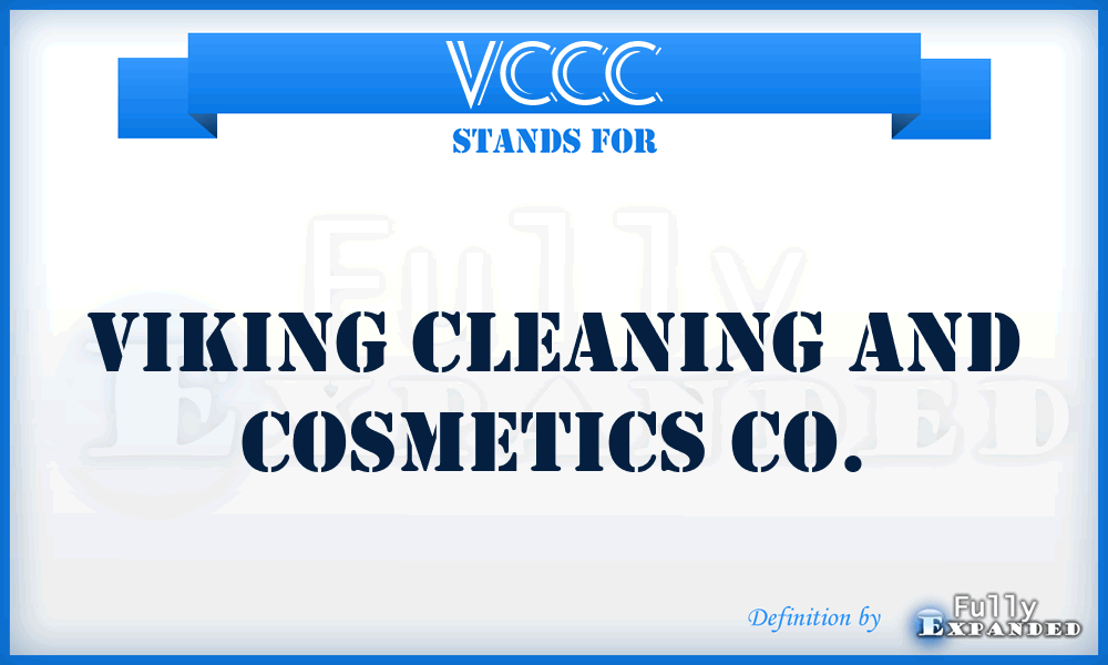 VCCC - Viking Cleaning and Cosmetics Co.