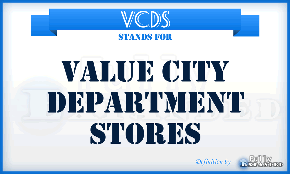 VCDS - Value City Department Stores