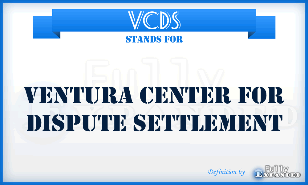 VCDS - Ventura Center for Dispute Settlement