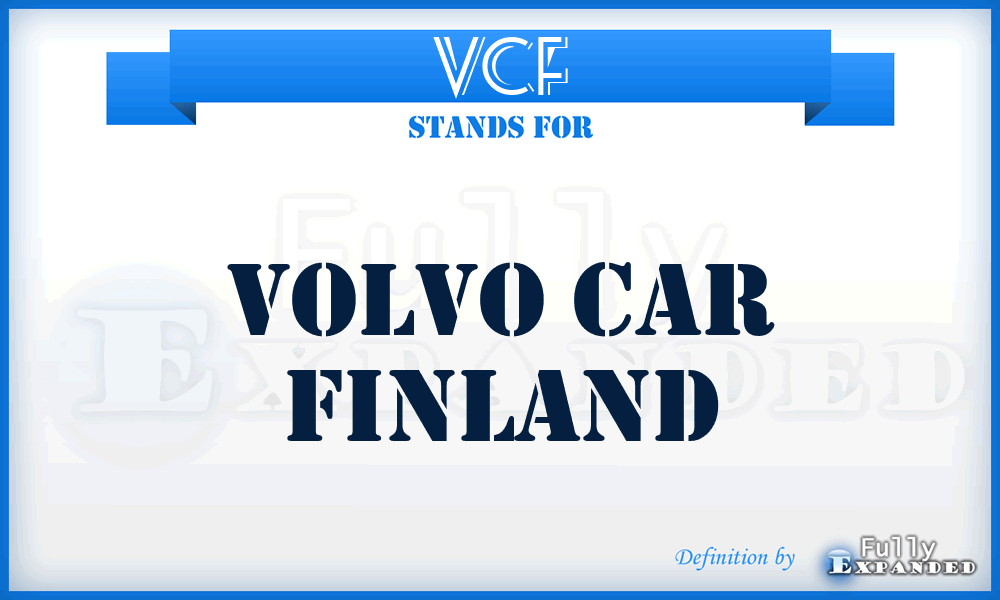 VCF - Volvo Car Finland