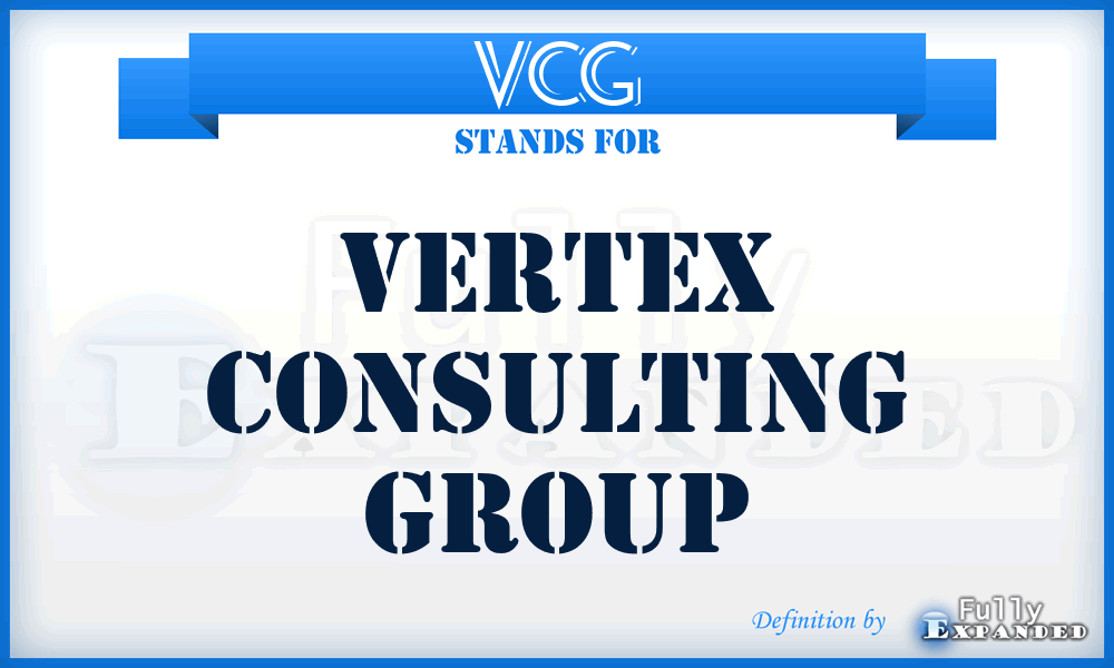 VCG - Vertex Consulting Group