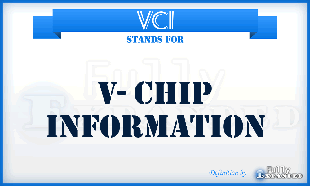 VCI - V- Chip Information